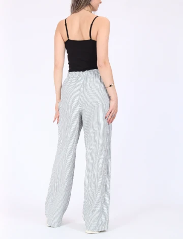 Pantaloni Vero Moda, alb/verde