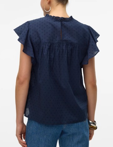 Bluza Vero Moda, bleumarin