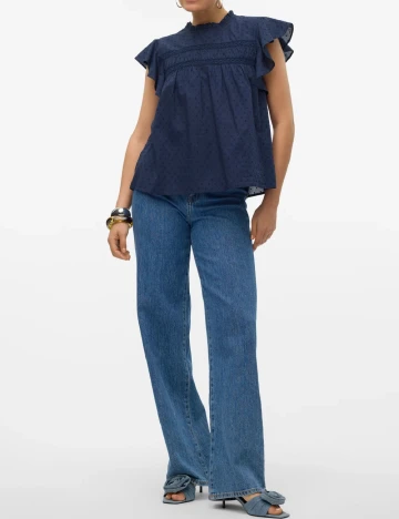 Bluza Vero Moda, bleumarin
