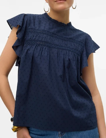 Bluza Vero Moda, bleumarin