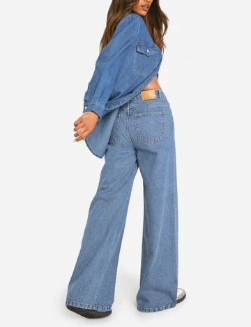 Blugi Boohoo, albastru