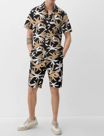 Pantaloni scurti s.Oliver, negru Negru