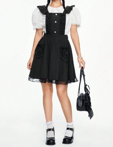 Rochie scurta Romwe, negru