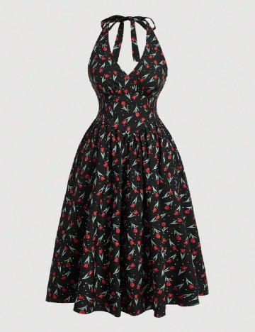 Rochie medie SHEIN CURVE, negru