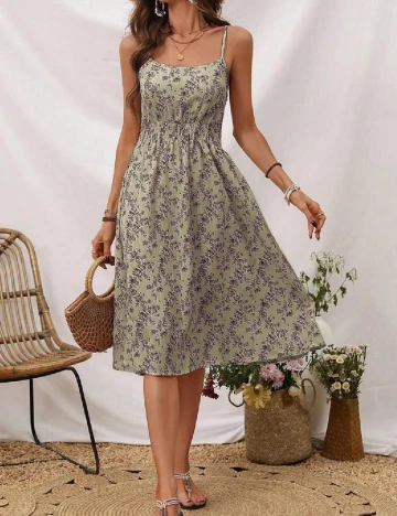 Rochie medie SHEIN, bej
