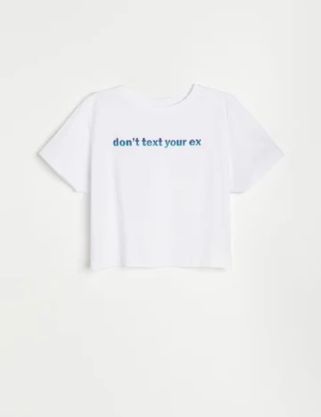 Tricou Reserved, alb