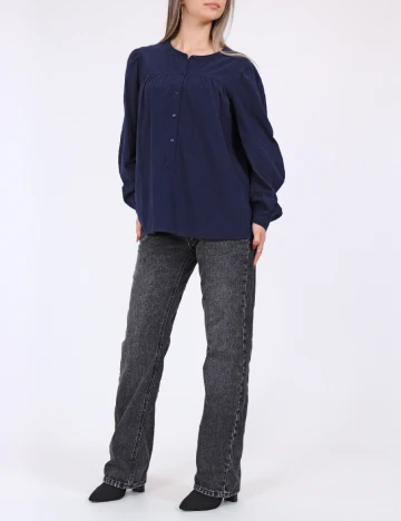 Camasa Vero Moda, bleumarin