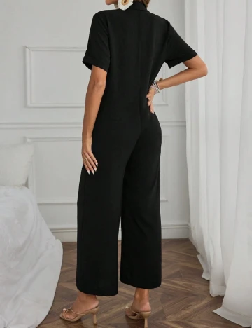 Salopeta SHEIN Maternity, negru