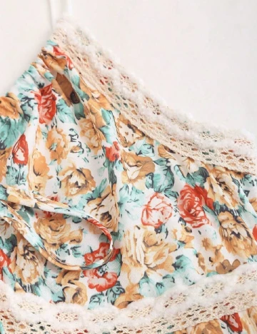 Rochie lunga SHEIN, floral print