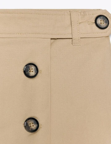 Fusta pantalon Zara, bej