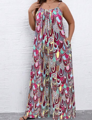 Salopeta SHEIN CURVE, mix culori