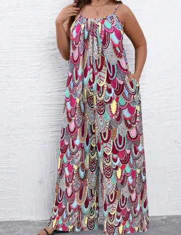 Salopeta SHEIN CURVE, mix culori