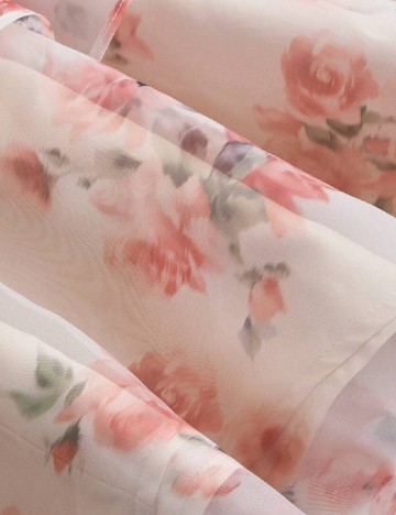 Rochie scurta SHEIN, floral print