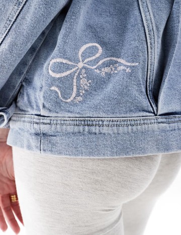 Jacheta Oversize Hollister, albastru
