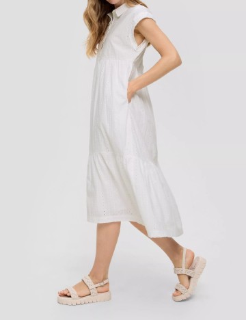 Rochie medie s.Oliver, alb