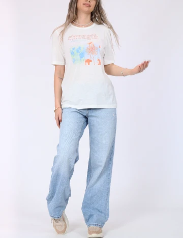 Tricou s.Oliver, ecru