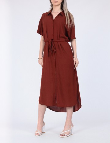 Rochie medie Vero Moda, maro