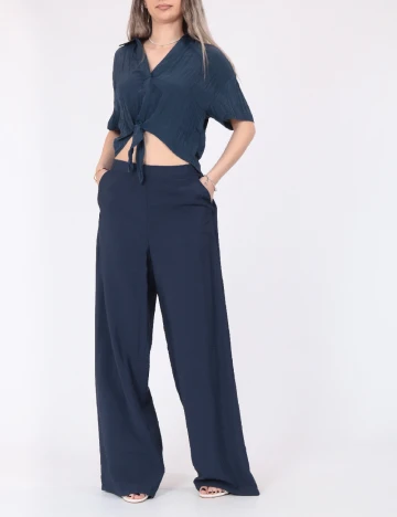 Pantaloni Vero Moda, bleumarin