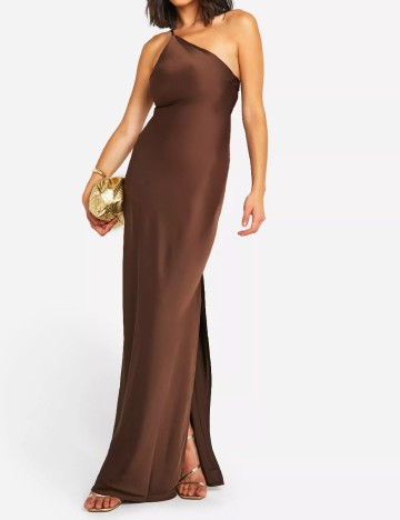 Rochie lunga Boohoo, maro