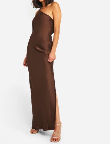 Rochie lunga Boohoo, maro