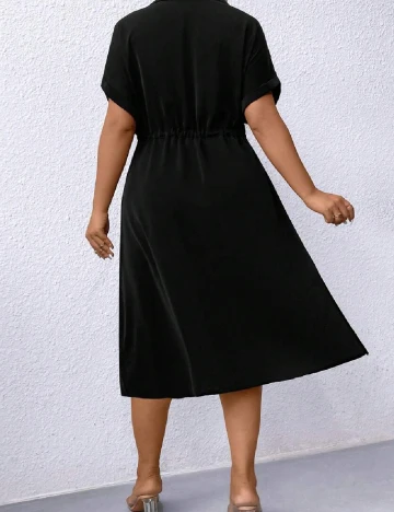Rochie medie SHEIN CURVE, negru