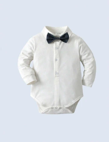 Compleu Shein Kids, alb/maro Maro