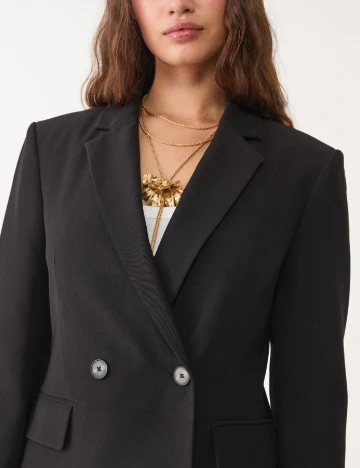 Sacou Stradivarius, negru