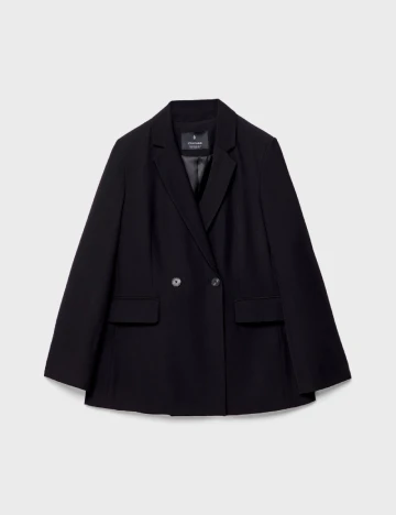 Sacou Stradivarius, negru