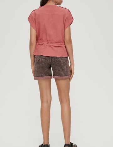 Bluza Q/S, roz pudra Roz