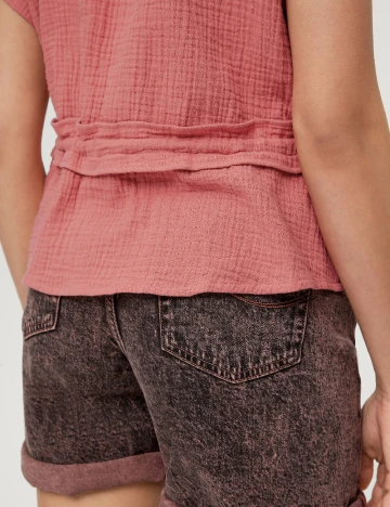 Bluza Q/S, roz pudra Roz