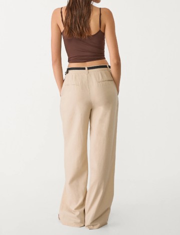 Pantaloni Stradivarius, crem