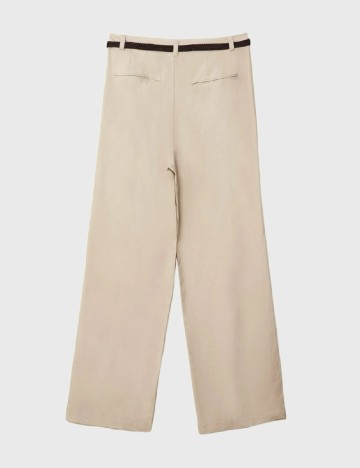 Pantaloni Stradivarius, crem