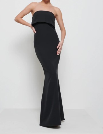 Rochie lunga Pretty Lavish, negru