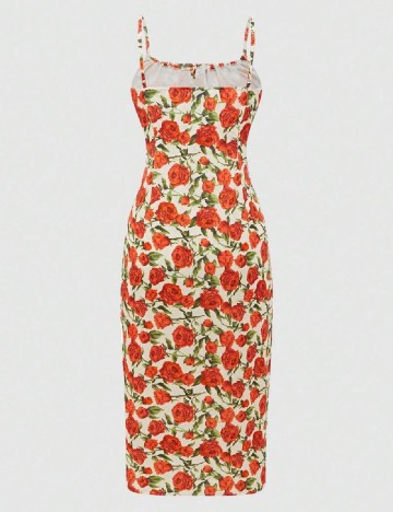 Rochie medie SHEIN, floral print