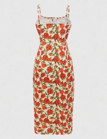 Rochie medie SHEIN, floral print