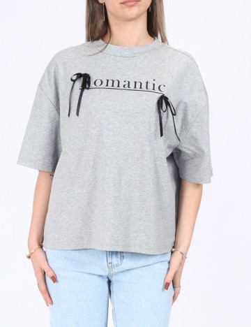 Tricou Only, gri