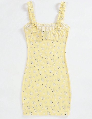 Rochie scurta SHEIN, galben