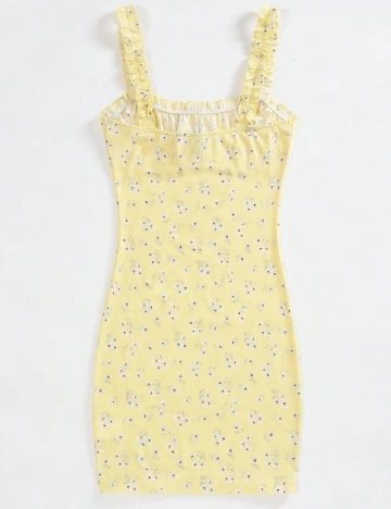 Rochie scurta SHEIN, galben