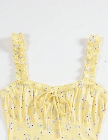 Rochie scurta SHEIN, galben