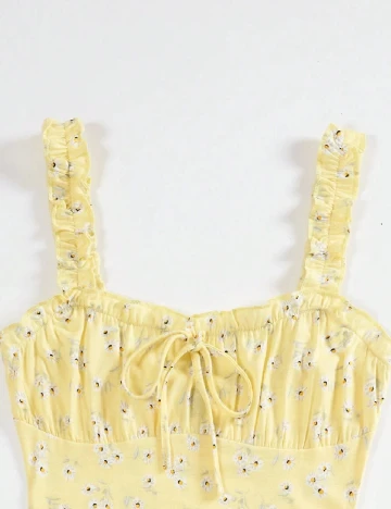 Rochie scurta SHEIN, galben