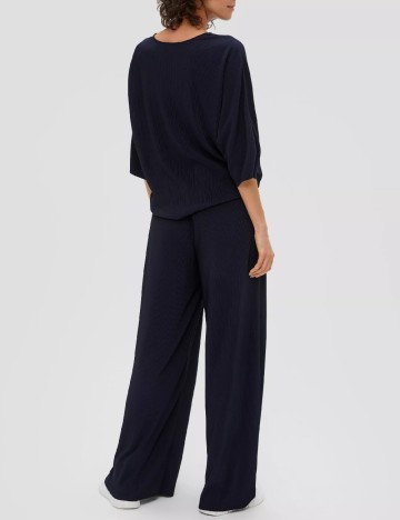 Pantaloni s.Oliver, bleumarin inchis