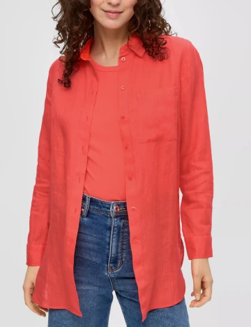 Camasa s.Oliver, rosu Roz