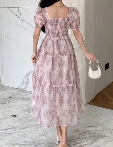 Rochie medie Dazy, mov