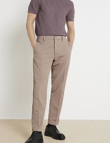 
						Pantaloni River Island, maro