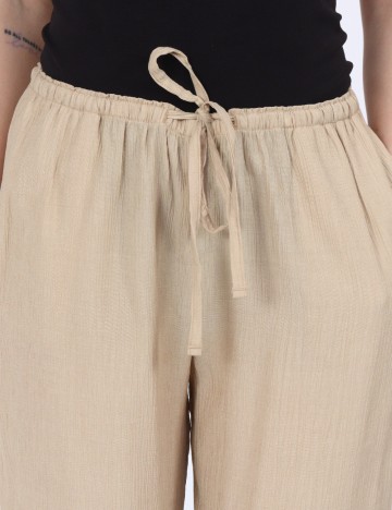 Pantaloni Jacqueline de Yong, crem