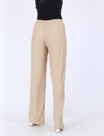 Pantaloni Jacqueline de Yong, crem