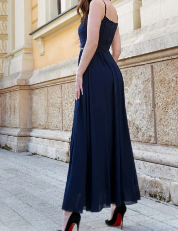 Rochie lunga Miusol, bleumarin