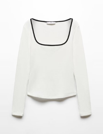 Bluza Mango, alb