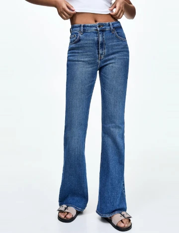 Blugi Pull&Bear, albastru Albastru