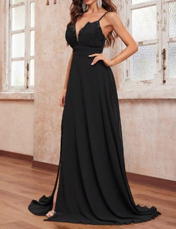 Rochie lunga Giffniseti, negru